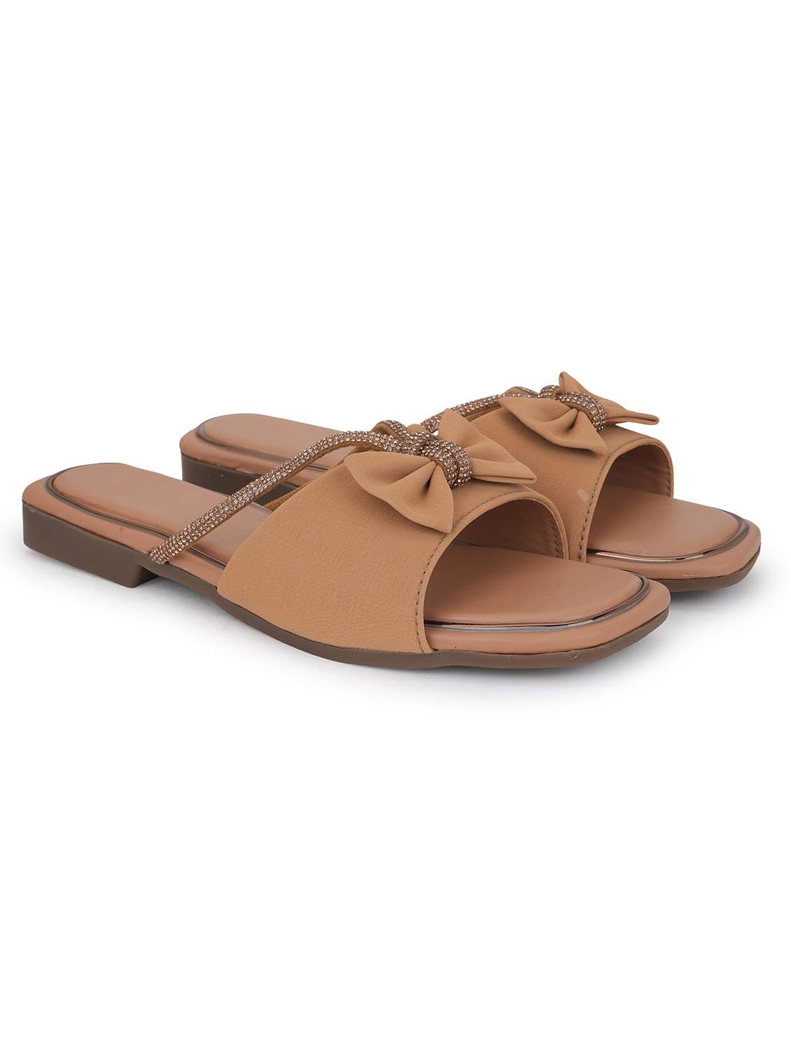 women slip on flat sandal - 22294732 -  Standard Image - 1