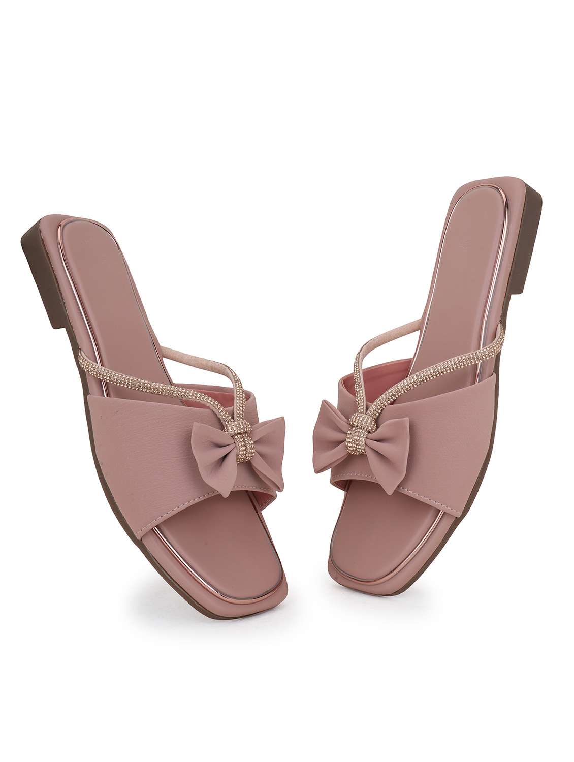 women slip on flat sandal - 22294733 -  Standard Image - 1
