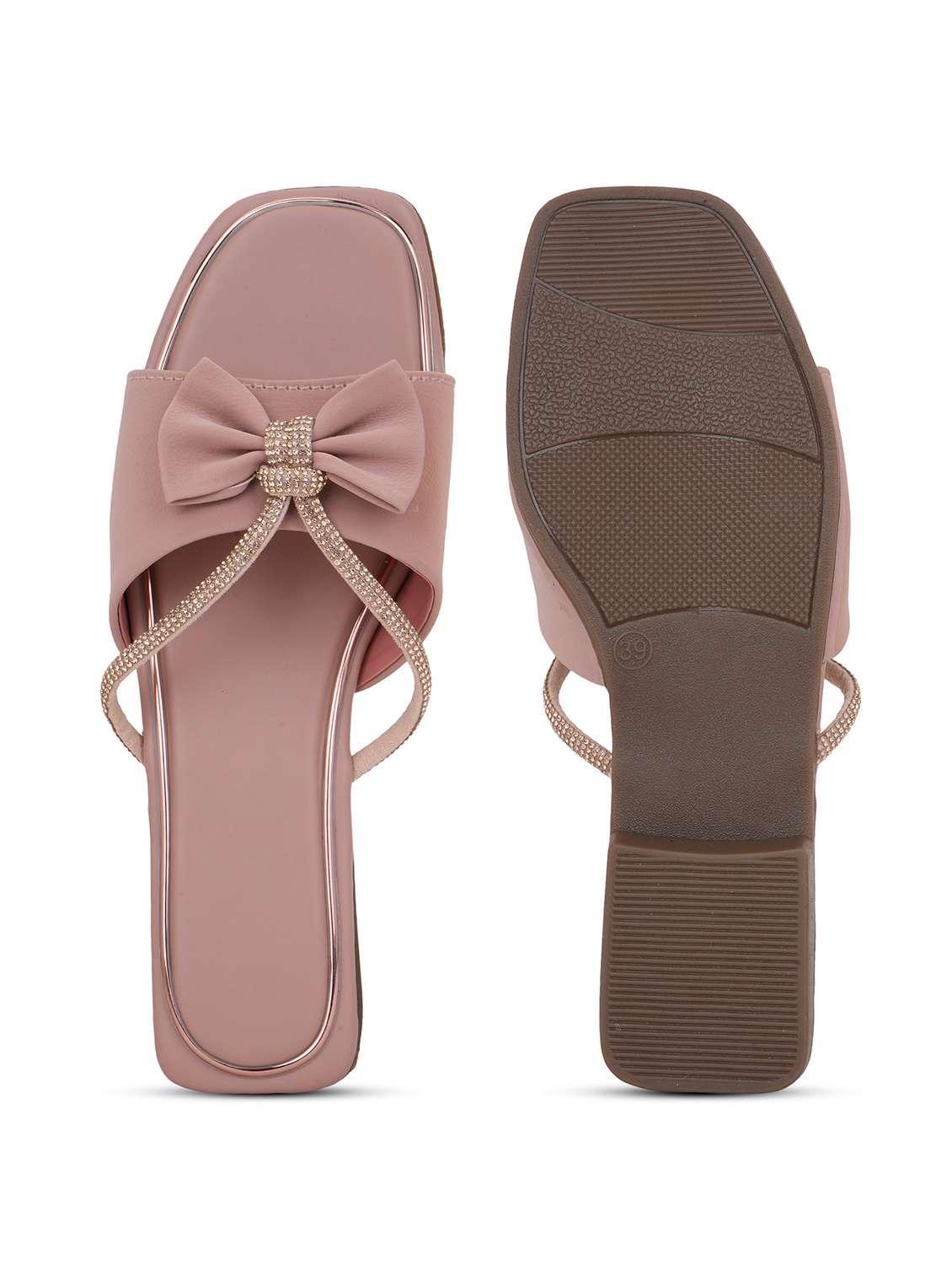 women slip on flat sandal - 22294733 -  Standard Image - 4