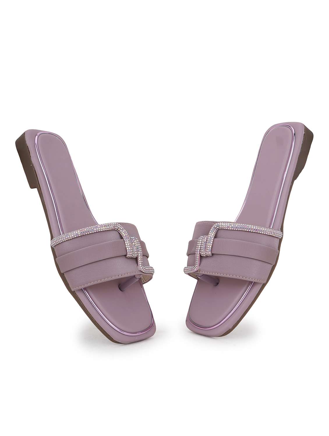 women slip on flat sandal - 22294737 -  Standard Image - 1