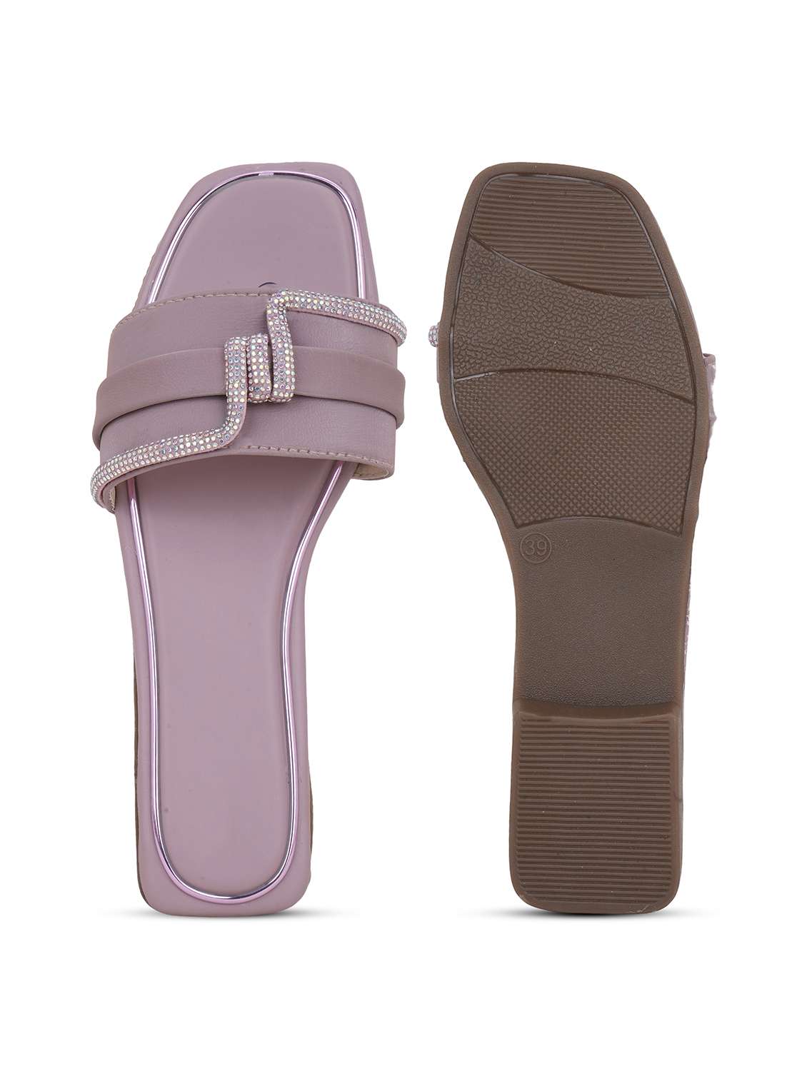women slip on flat sandal - 22294737 -  Standard Image - 4