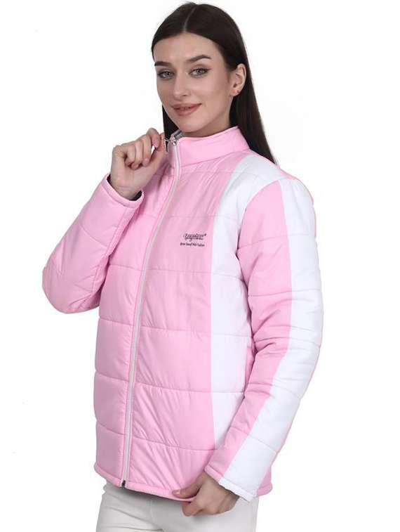 women stand collar long sleeve quilted jacket - 22294886 -  Standard Image - 1