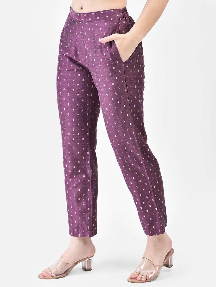 women printed three quarter sleeve ethnic co-ord set - 22294998 -  Standard Image - 4