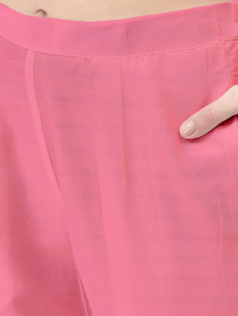 women printed three quarter sleeve kurta pant set - 22295028 -  Standard Image - 6