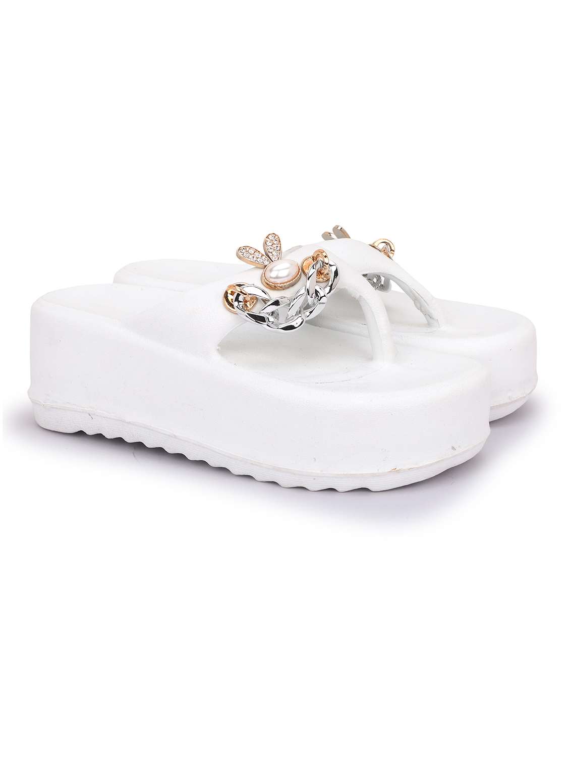 women solid slip on flip flop - 22295040 -  Standard Image - 1