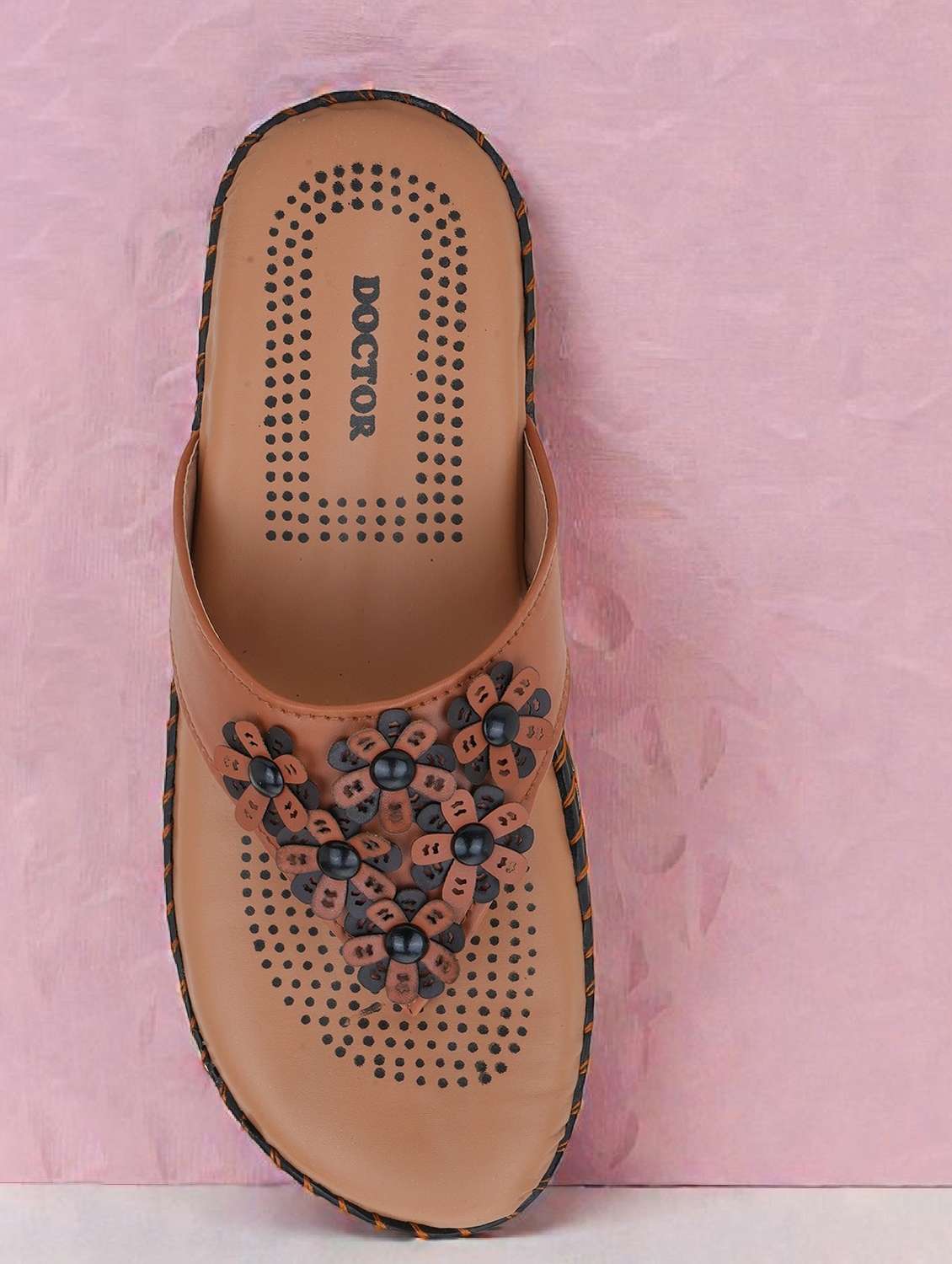 women solid slip on flat sandal