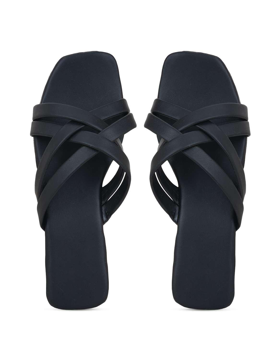 women solid slip on flat sandal - 22295051 -  Standard Image - 4