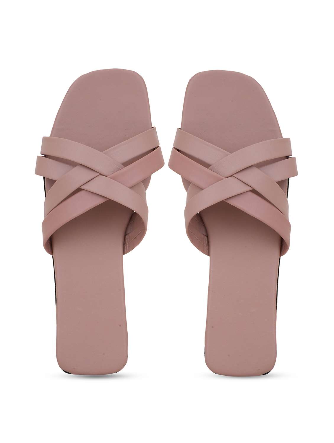 women solid slip on flat sandal - 22295052 -  Standard Image - 4