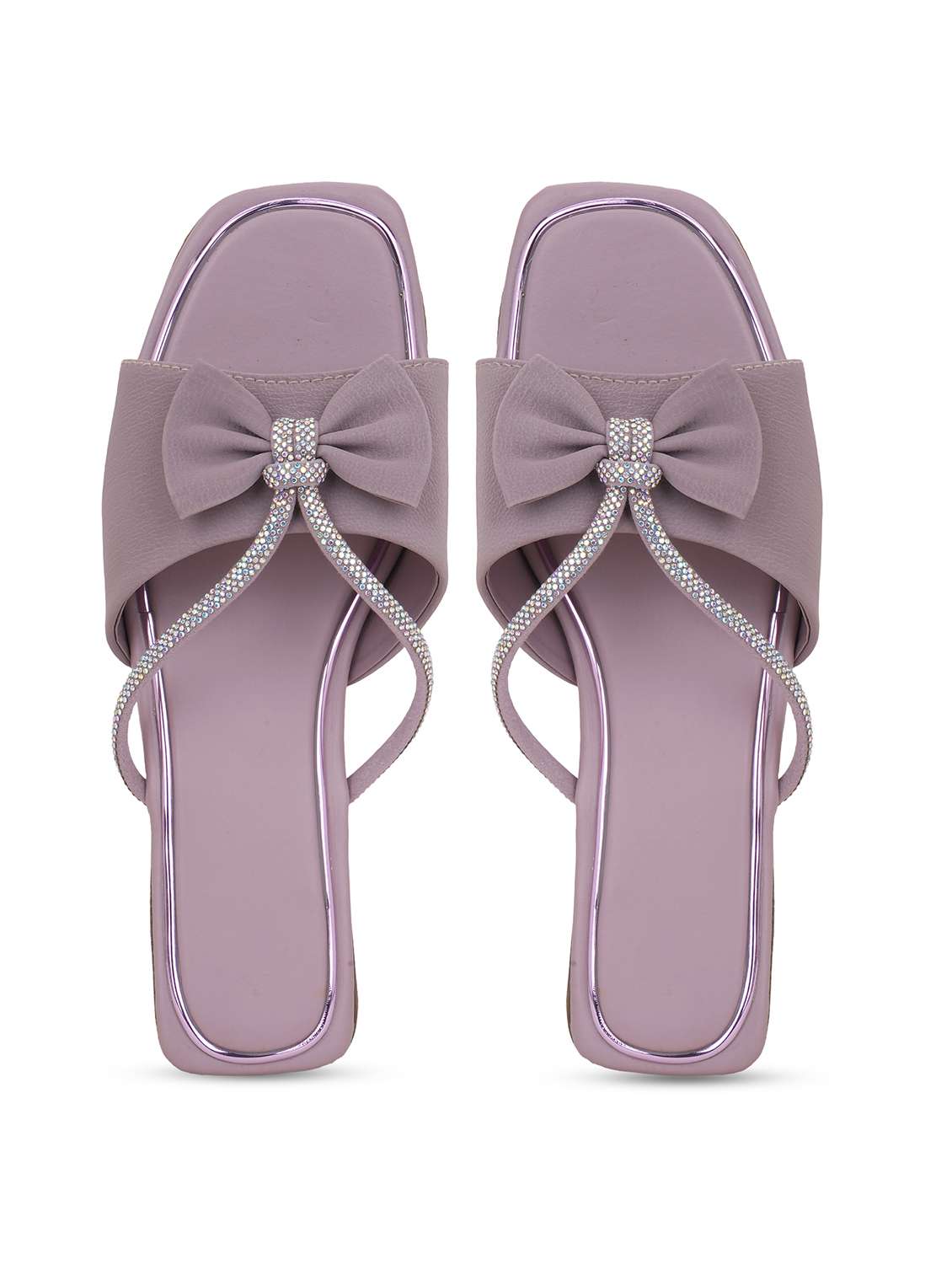 women solid slip on flat sandal - 22295059 -  Standard Image - 4