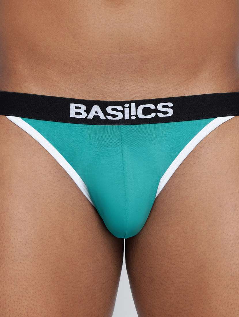 men solid low rise thongs brief - 22295332 -  Standard Image - 4