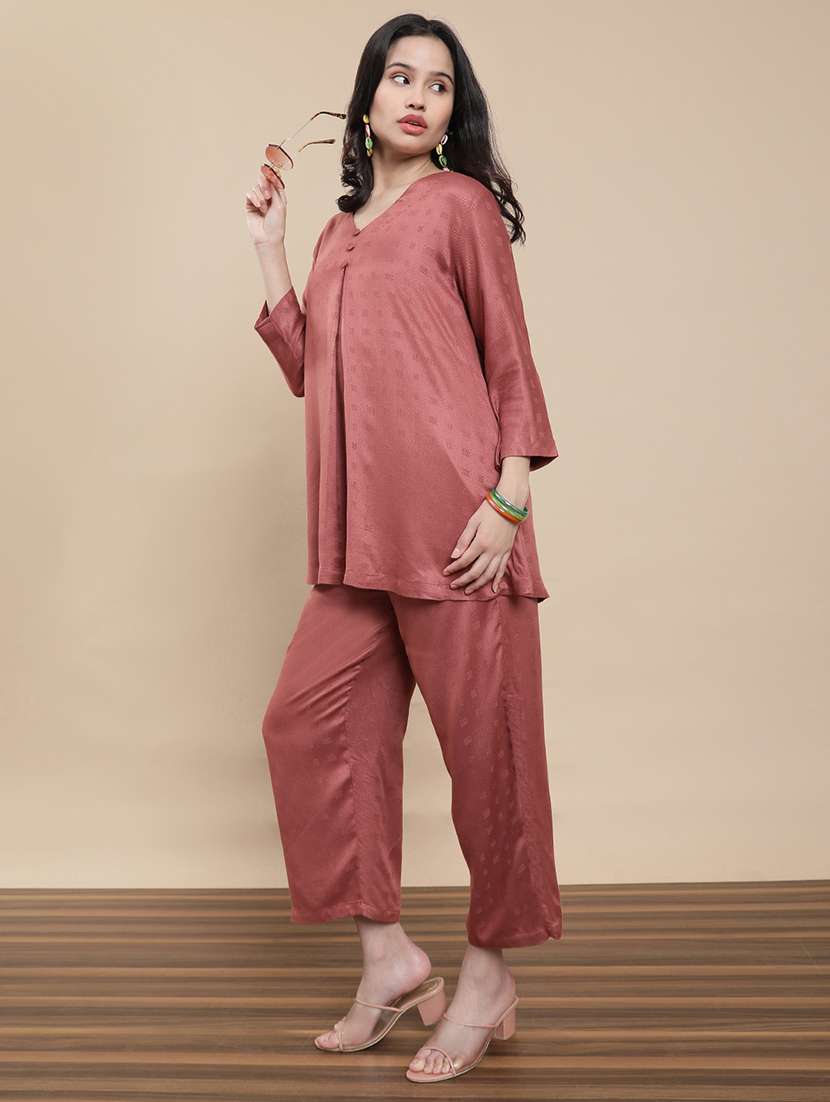 women solid mid rise straight palazzo - 22295621 -  Standard Image - 4