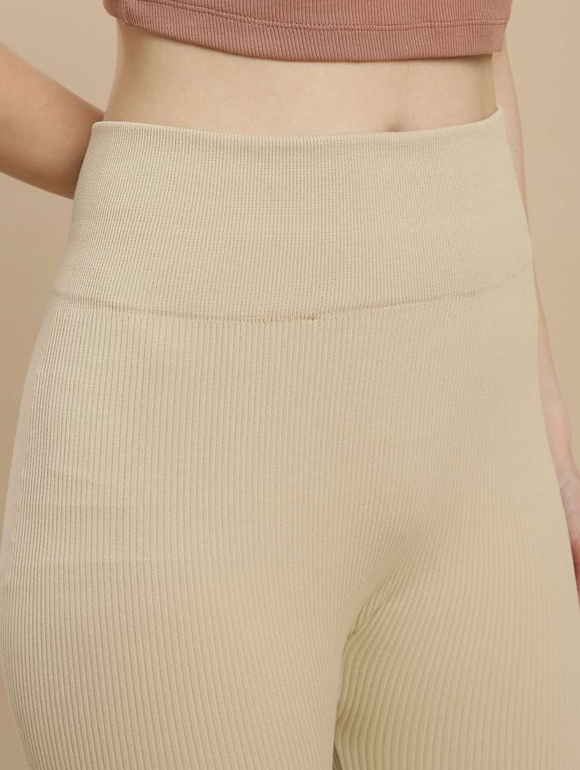 women solid high rise woolen legging - 22295643 -  Standard Image - 4