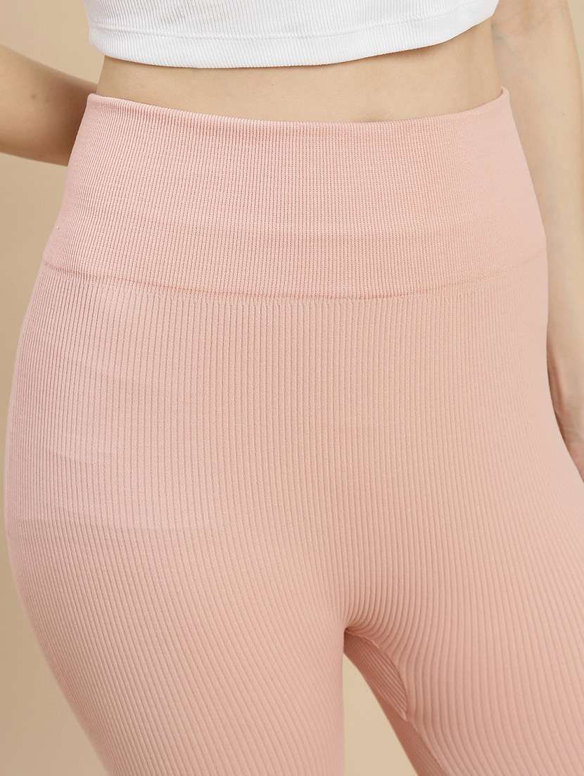 women solid high rise woolen legging - 22295646 -  Standard Image - 4