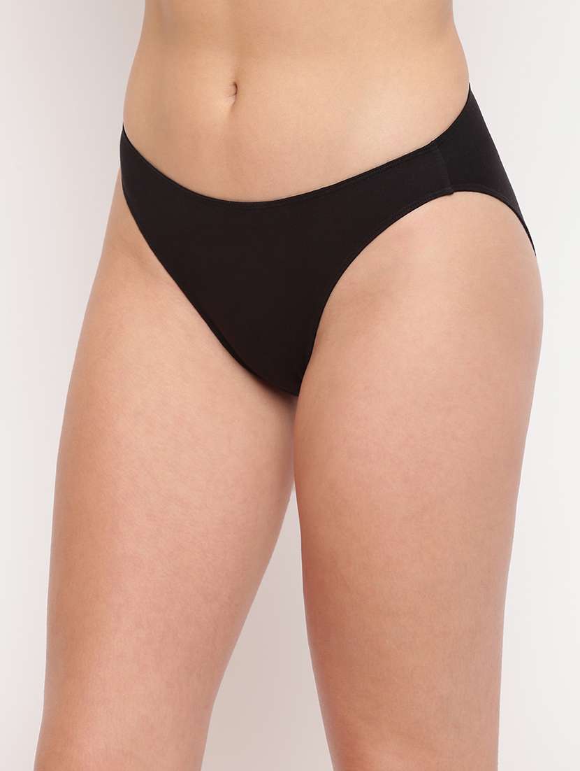 women solid low rise bikni panty - 22295755 -  Standard Image - 1