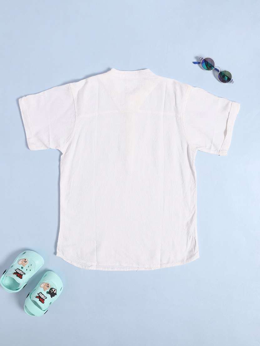white cotton shirt - 22296001 -  Standard Image - 1