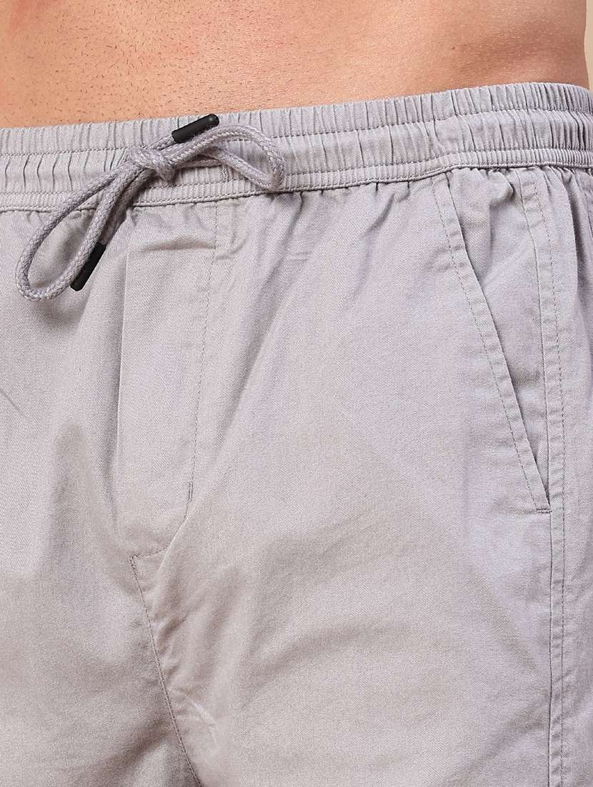 men solid mid rise full length track pant - 22296172 -  Standard Image - 1