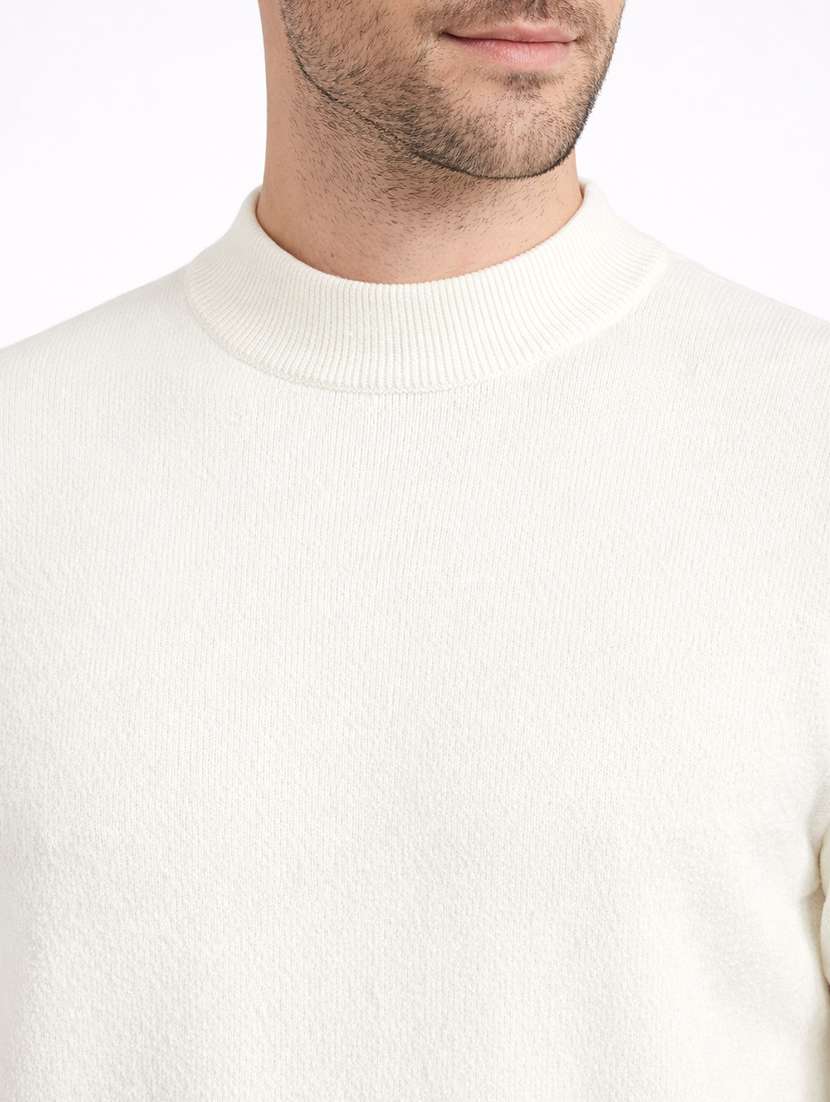 men solid long sleeve regular fit pullover - 22296276 -  Standard Image - 4