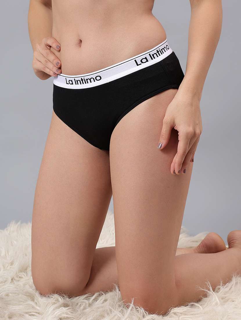 women solid low rise hipster panty - 22296291 -  Standard Image - 1
