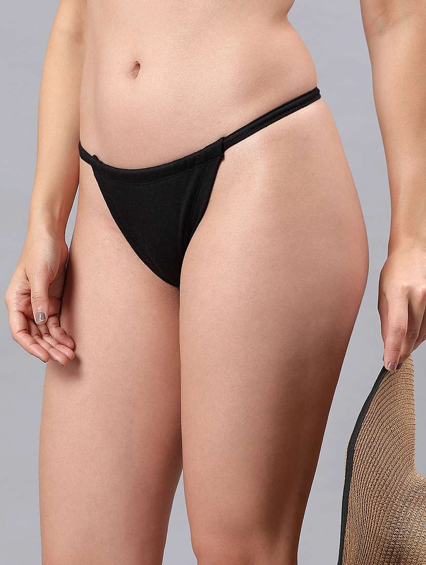 women solid low rise tanga panty - 22296303 -  Standard Image - 1