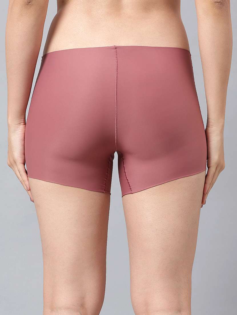 women solid low rise boy shorts  - 22296319 -  Standard Image - 4