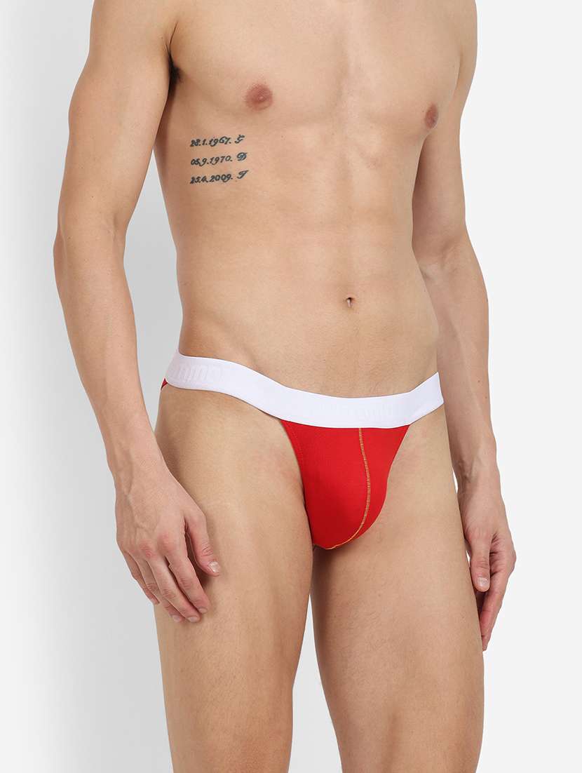 men solid thongs brief - 22296449 -  Standard Image - 1