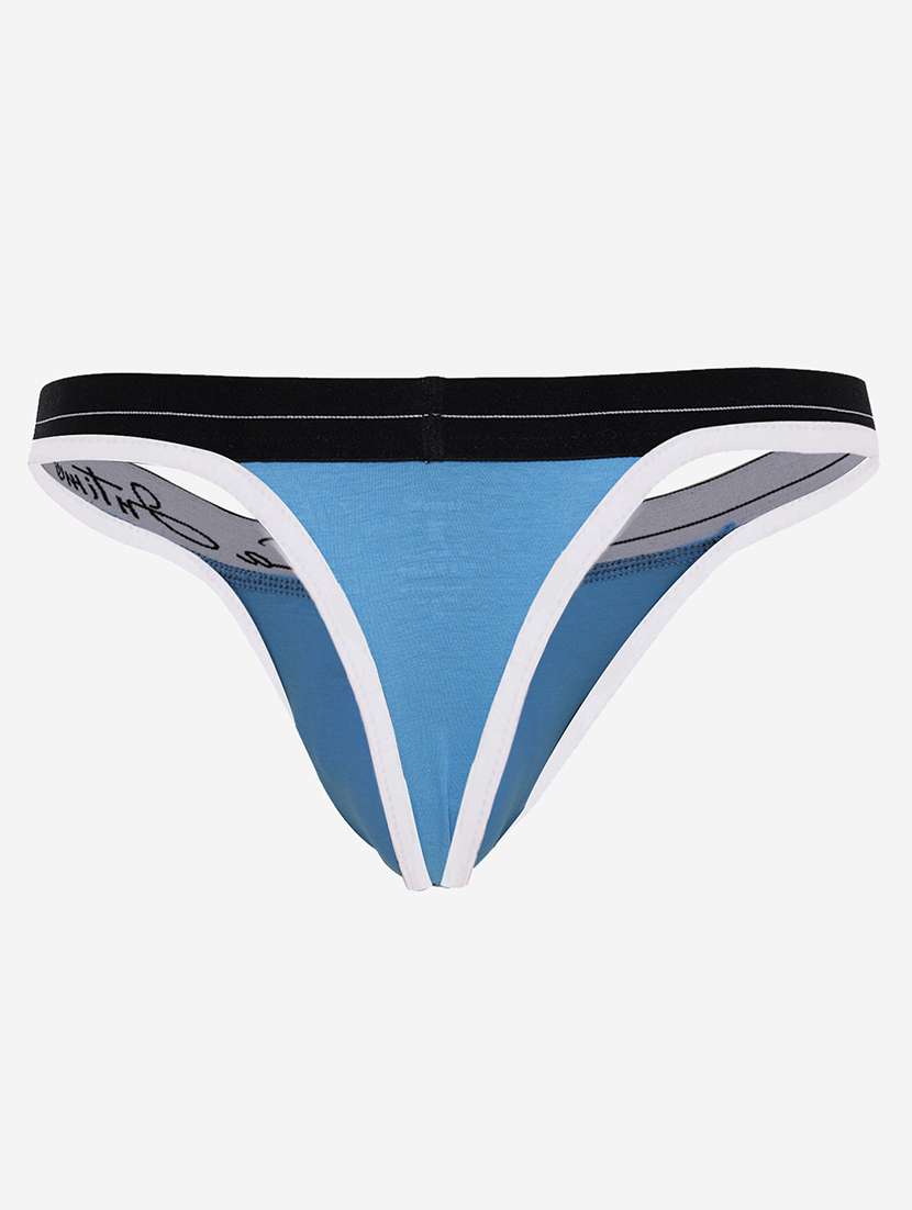 men solid thongs brief - 22296466 -  Standard Image - 4