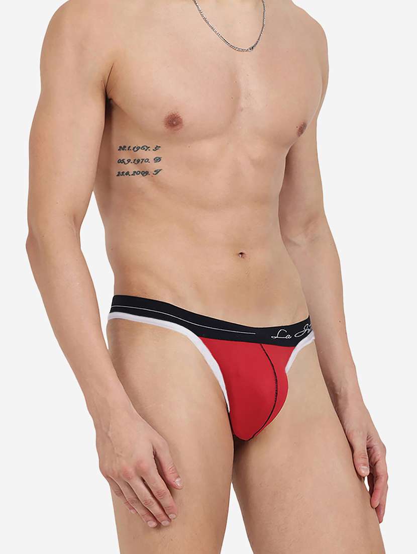 men solid thongs brief - 22296467 -  Standard Image - 1