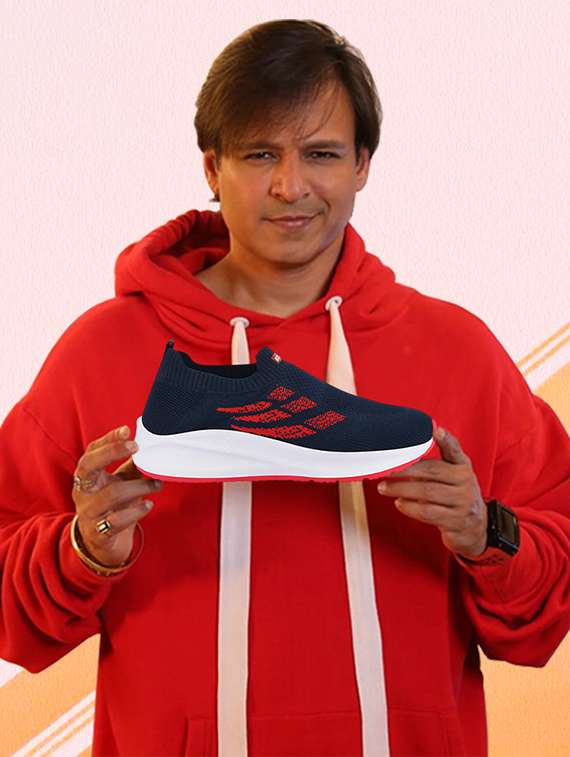 men printed slip on sport shoes - 22296518 -  Standard Image - 1