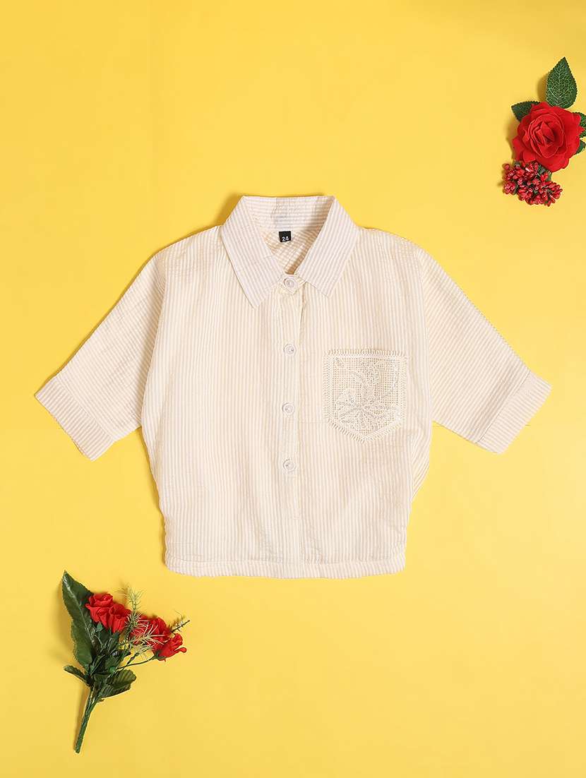 off white cotton  top - 22296688 -  Standard Image - 1
