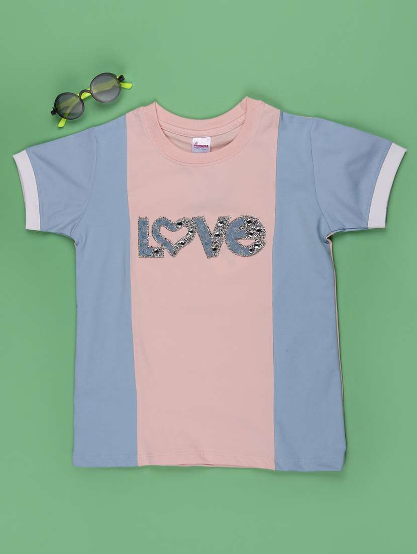 blue cotton blend tshirt - 22296882 -  Standard Image - 1
