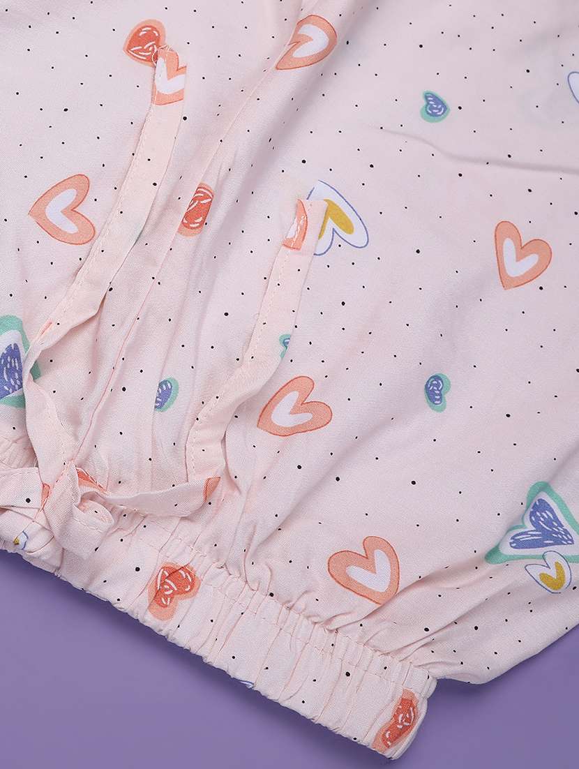 girls printed sleeveless nightwear set - 22296954 -  Standard Image - 4