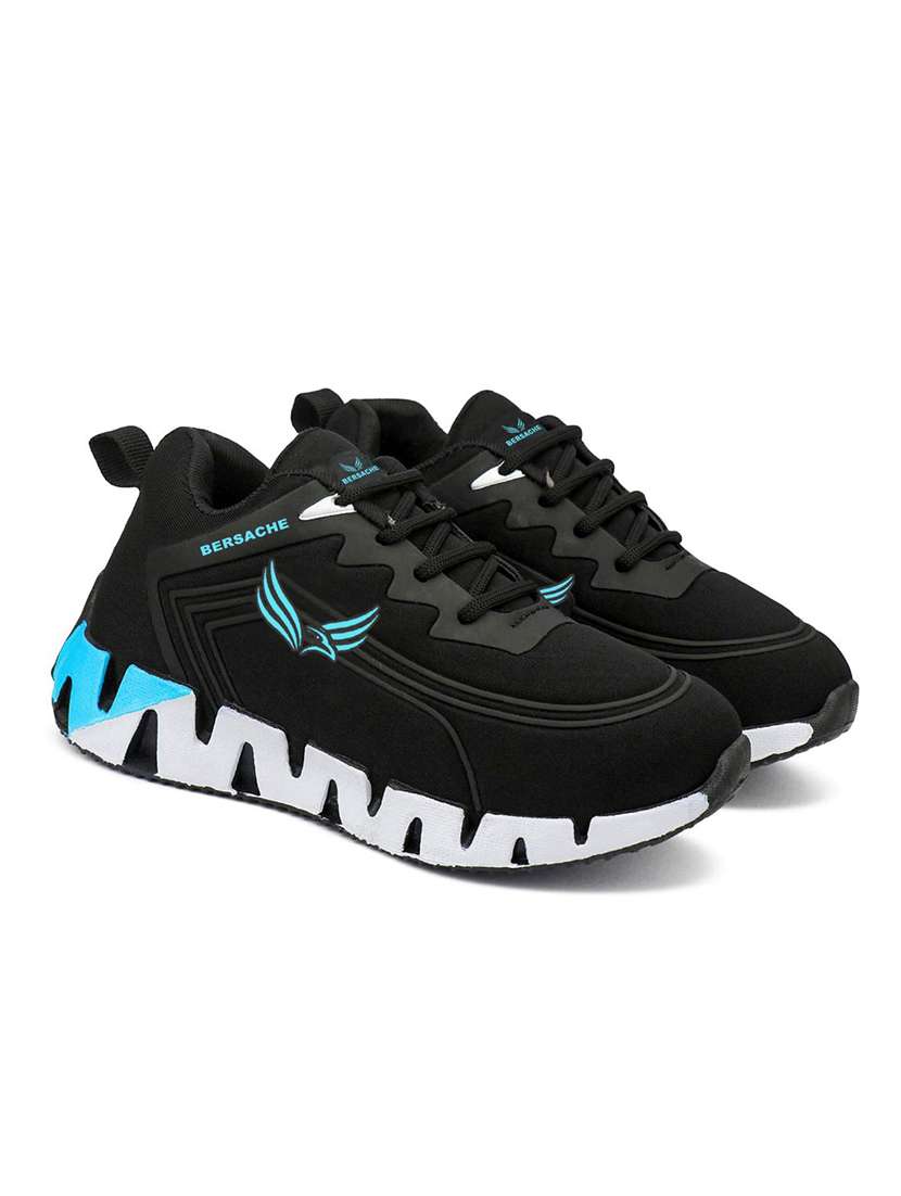 boys solid lace up sports shoe - 22297180 -  Standard Image - 1
