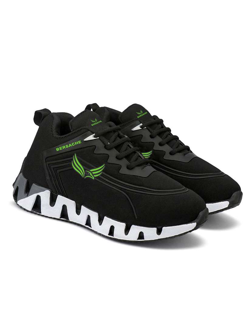 boys solid lace up sports shoe - 22297181 -  Standard Image - 1