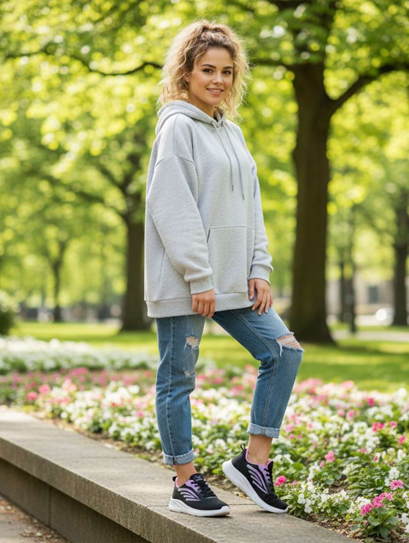 women lace-up sports shoe - 22297198 -  Standard Image - 1