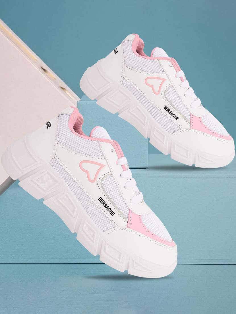 women white lace-up sneaker