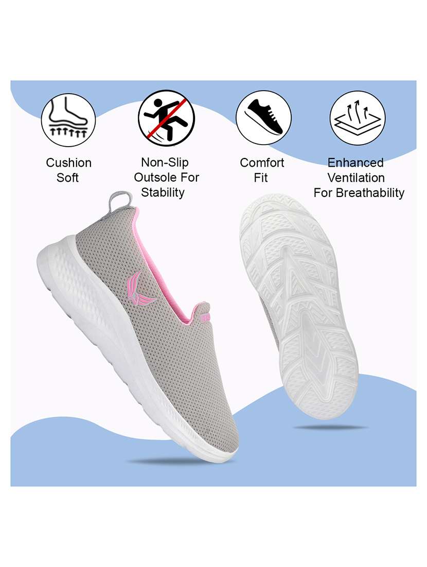 women solid slip on casual shoe - 22297222 -  Standard Image - 4