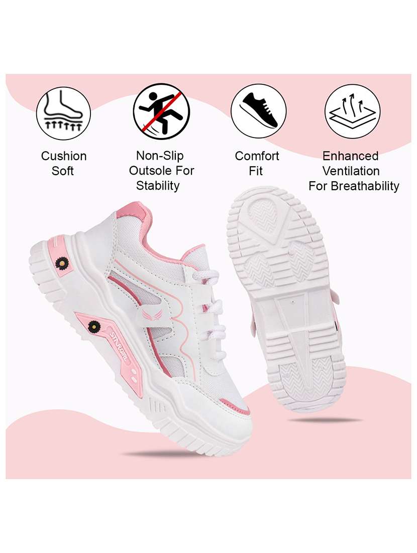 women solid lace-up casual shoe - 22297224 -  Standard Image - 4