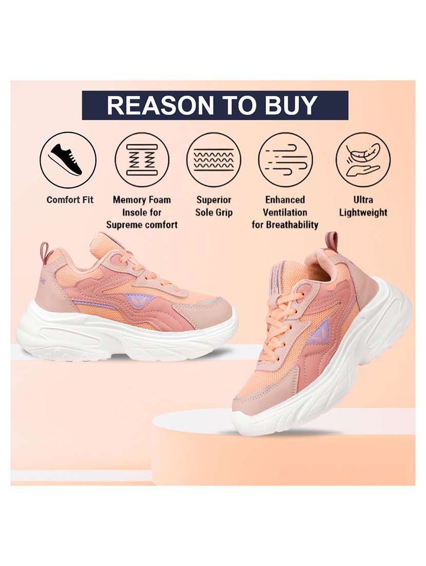 women solid lace-up casual shoe - 22297227 -  Standard Image - 4