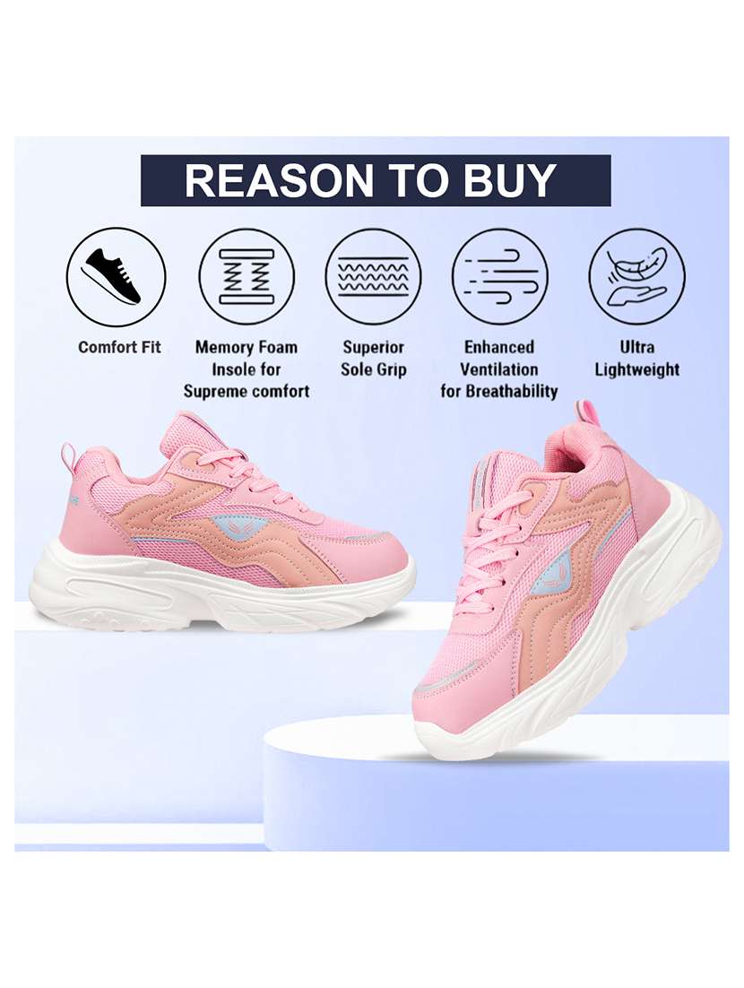 Women Solid Lace-up Casual Shoe - 22297228 -  Standard Image - 4
