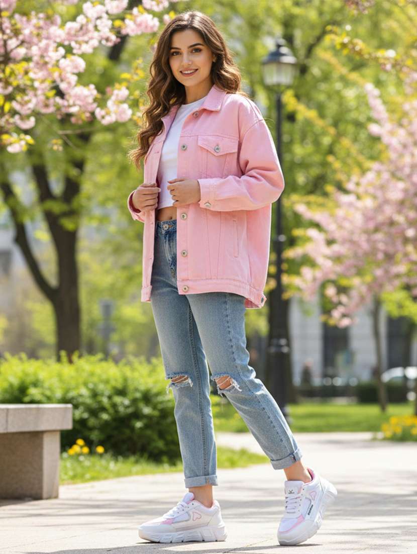 women solid lace-up casual shoe - 22297231 -  Standard Image - 1