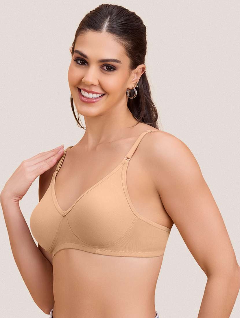 women pack of 2 solid non padded bra - 22297260 -  Standard Image - 4