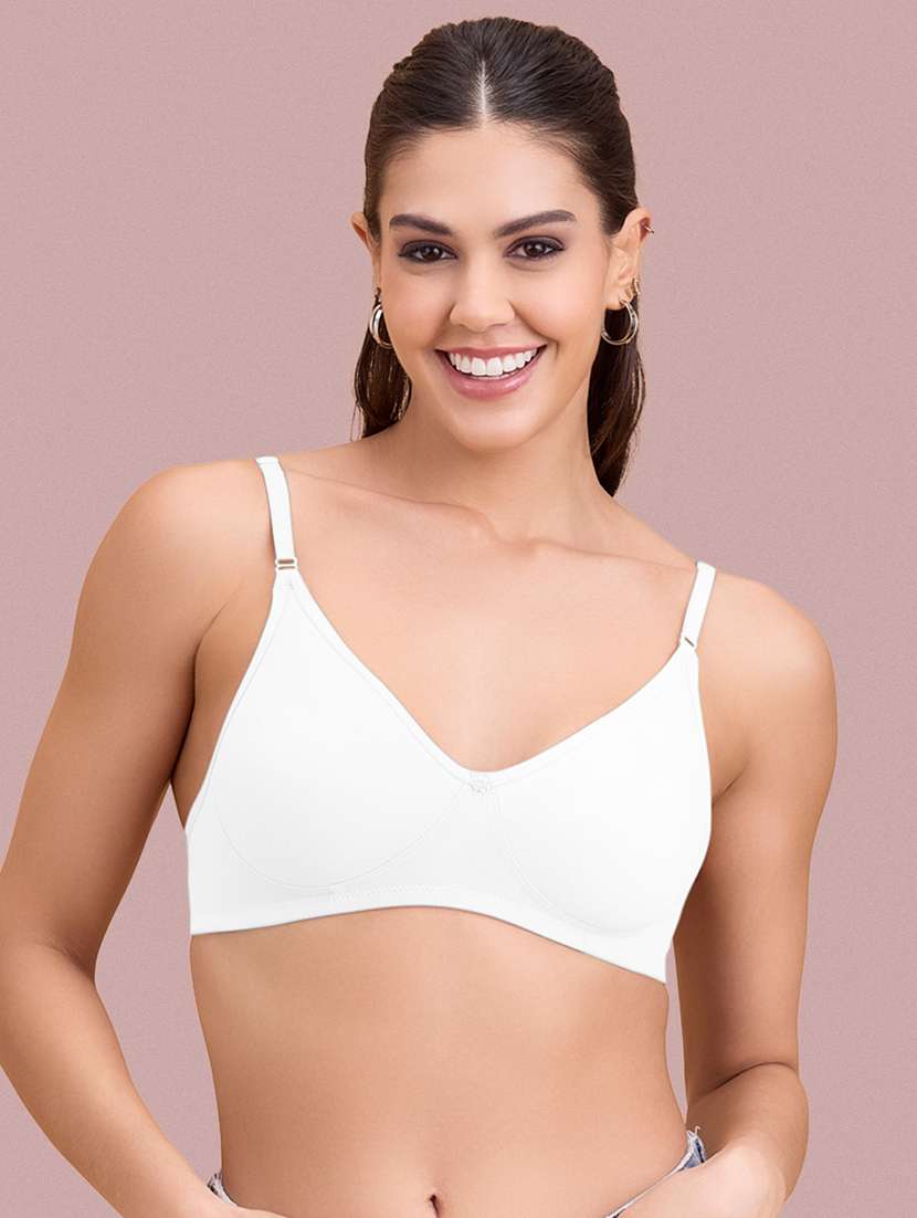 women pack of 2 solid non padded bra - 22297263 -  Standard Image - 1