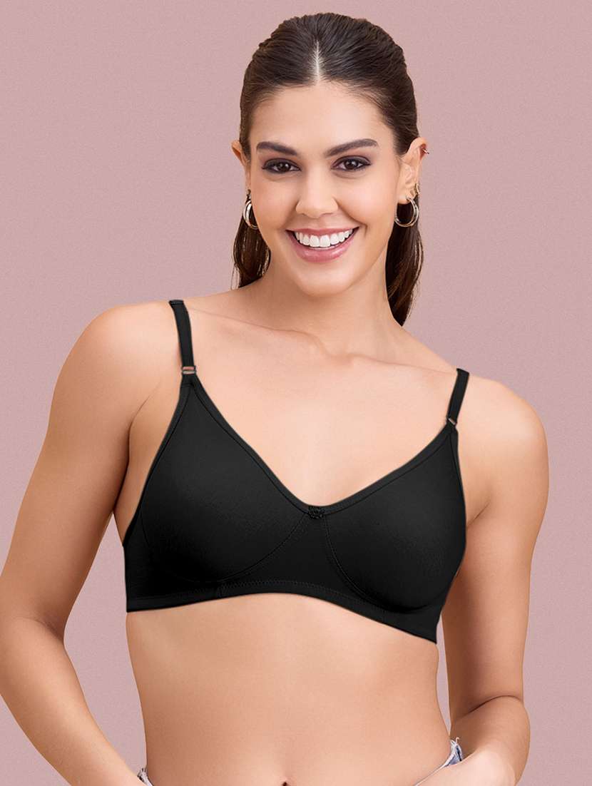 women pack of 2 solid non padded bra - 22297263 -  Standard Image - 4