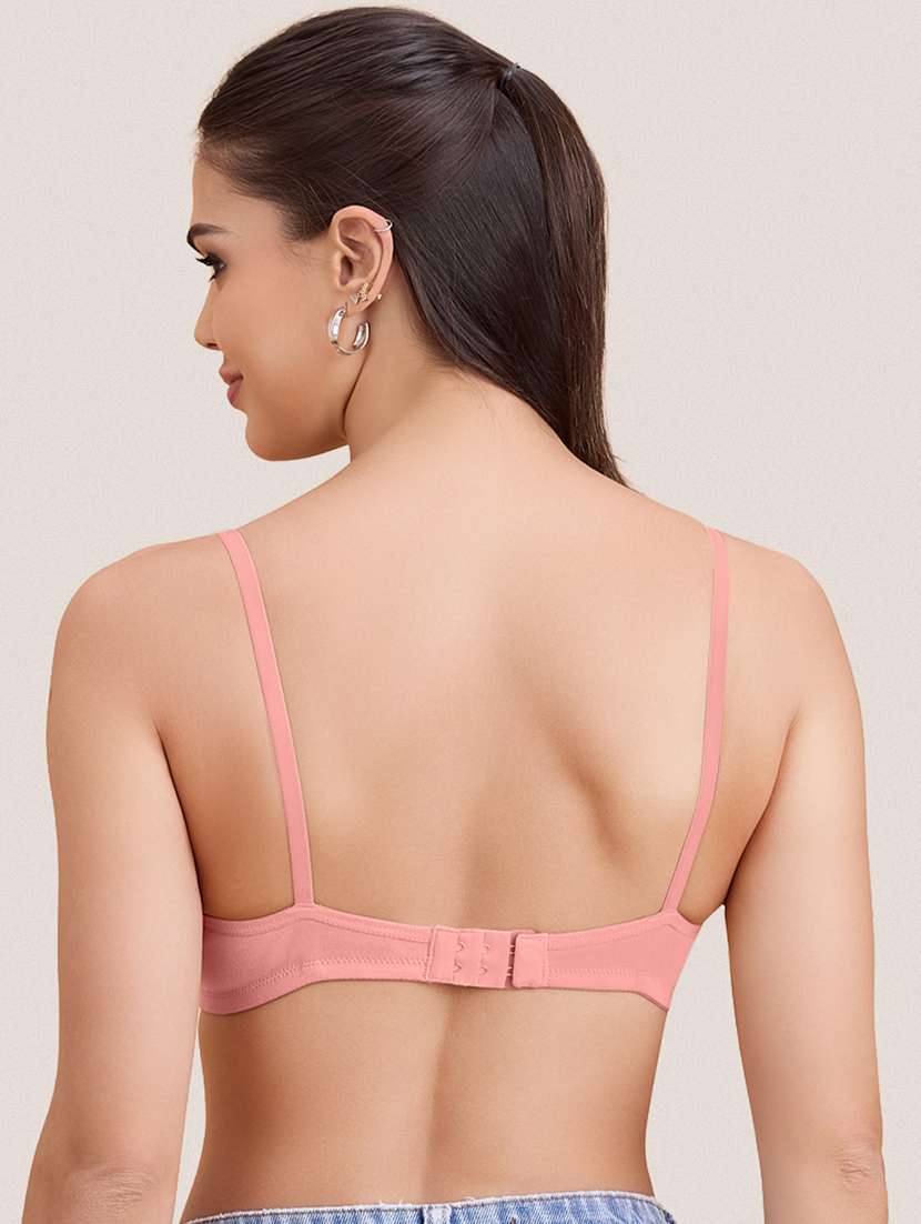 Women Pack Of 2 Solid Non Padded Bra - 22297272 -  Standard Image - 6