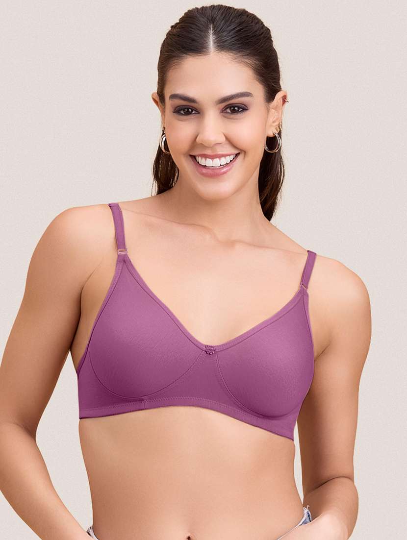 women pack of 2 solid non padded bra - 22297274 -  Standard Image - 1