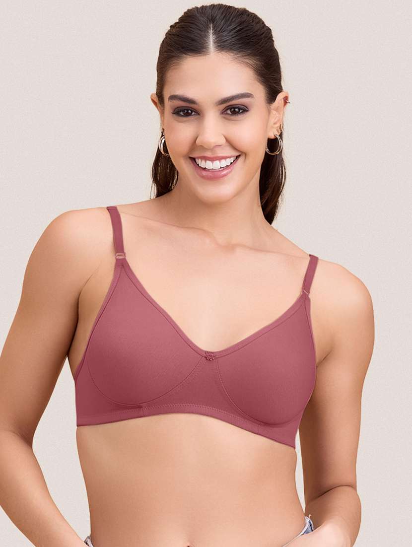women pack of 3 solid non padded bra - 22297279 -  Standard Image - 1
