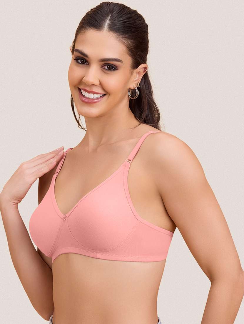 women pack of 3 solid non padded bra - 22297284 -  Standard Image - 6