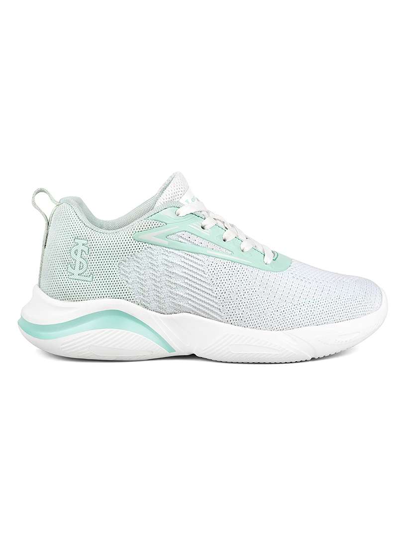 women green lace-up sports shoe - 22297404 -  Standard Image - 4