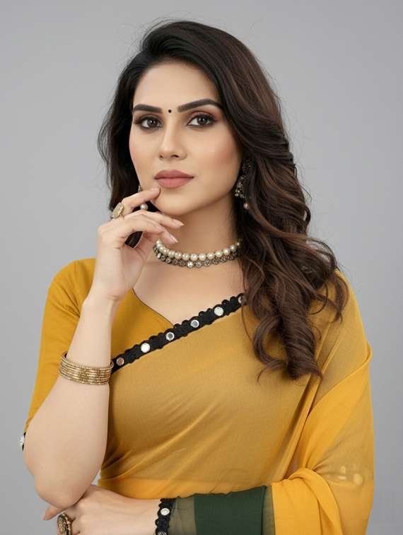 women ombre printed saree with blouse - 22297447 -  Standard Image - 4