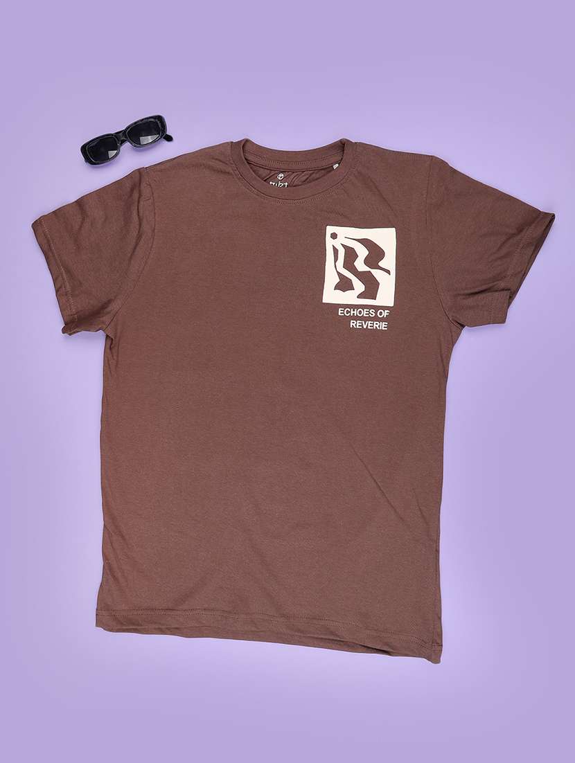 boys brown cotton printed t-shirt - 22297961 -  Standard Image - 1